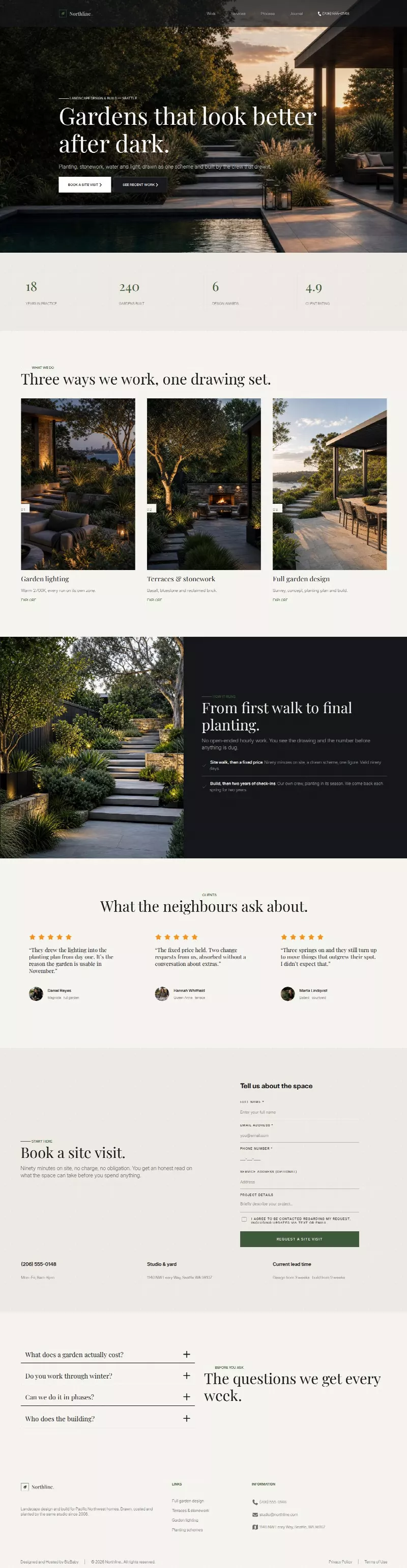 Northline Outdoor Studio - Cinematic look