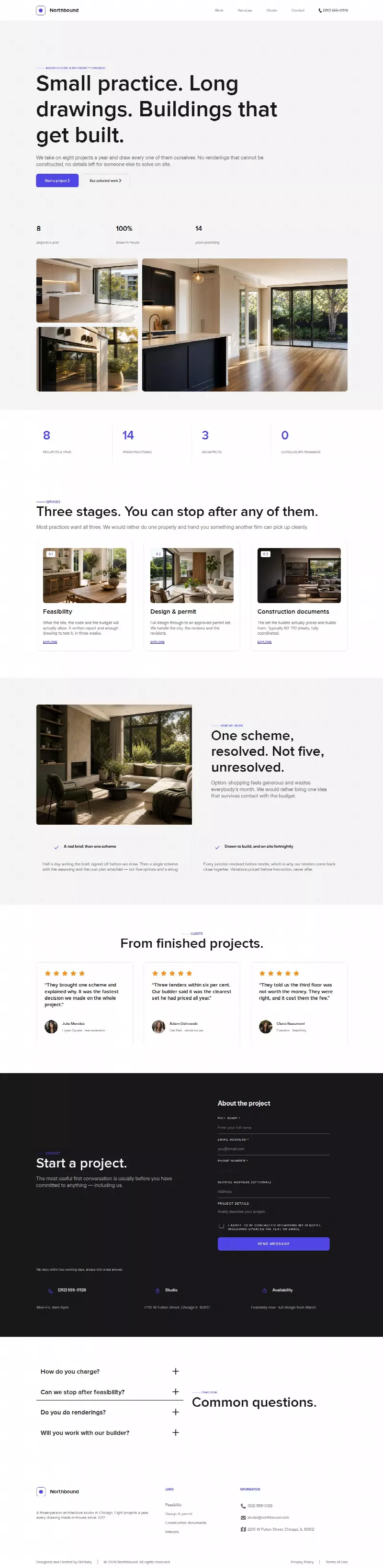 Northbound Studio - Modern Minimal look
