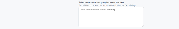 Instructions on how to setup Financial Connections for Instant Bank Verification